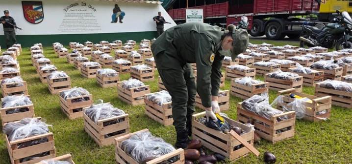 Salta: intentaban traficar más de 31 kilos de cocaína ocultos en cajones con berenjenas