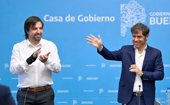 Nicolás Kreplak, junto a Kicillof