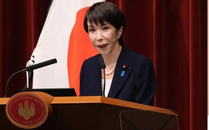 La primera ministra de Japón, Sanae Takaichi.