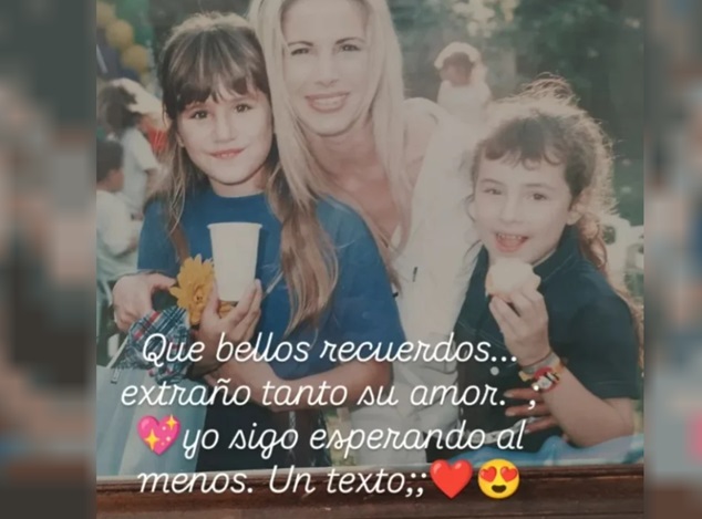 Soledad Aquino y sus hijas. Foto: Agencia NA/ redes sociales.