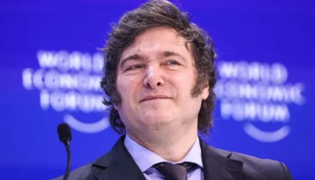 JAVIER MILEI EN DAVOS