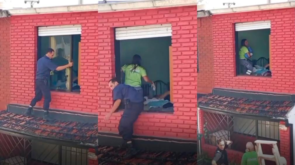 Una embarazada quedó sola en su casa y tuvo a la bebé: importante operativo para asistirlas