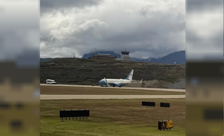 Avión del Departamento de Defensa de Estados Unidos aterrizó en Ushuaia