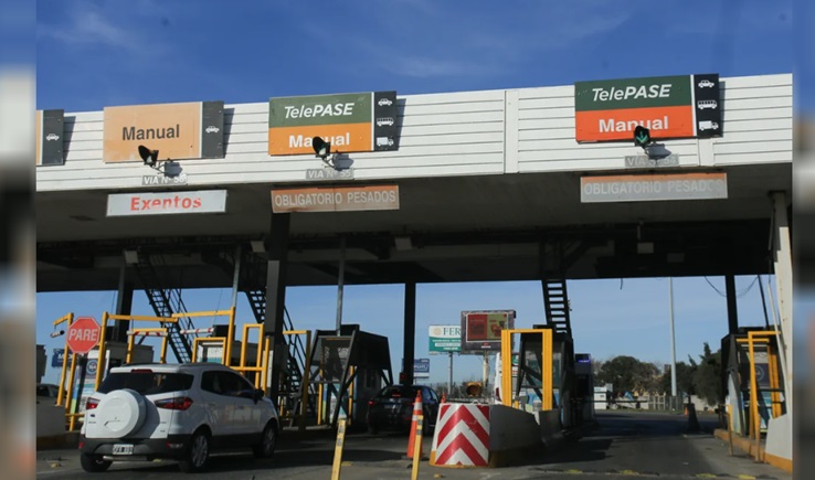 Actualizan la tarifa de peaje en los Accesos Norte y Oeste.