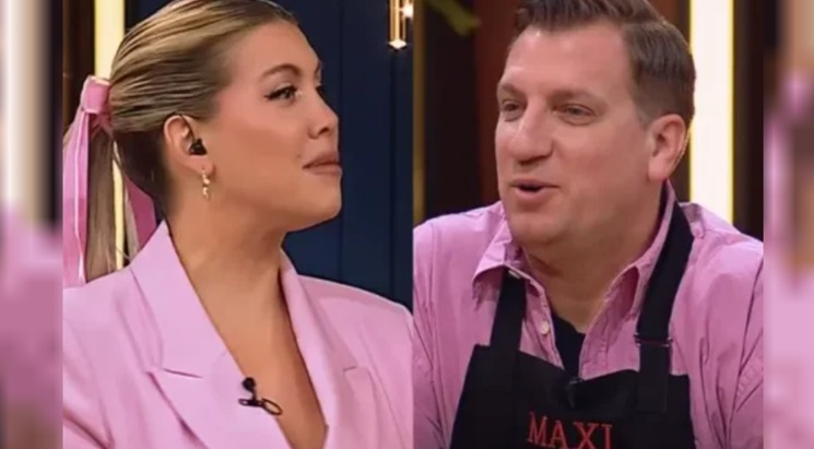 El picante pase de facturas en italiano entre Wanda Nara y Maxi López