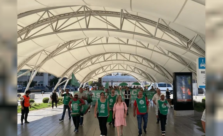 ATE realiza asambleas informativas en Ezeiza a las 11