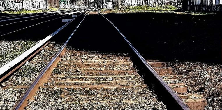 El cuerpo fue hallado sobre las vías en el barrio Del Carmen.