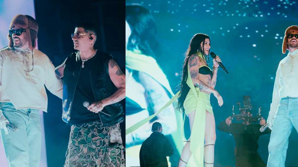 La carta de amor de Bad Bunny a la Argentina: el reencuentro con Cazzu, Duki y Khea en su segundo baile inolvidable