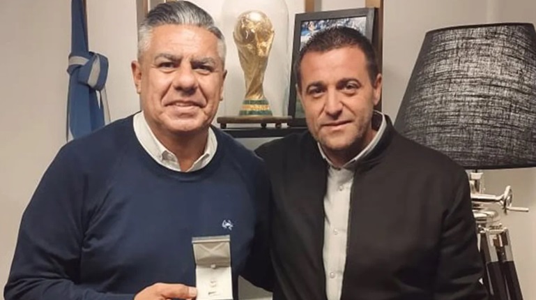 Claudio Tapia y Pablo Toviggino.