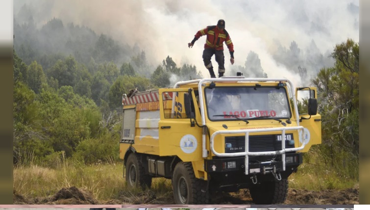 Incendios en Chubut.