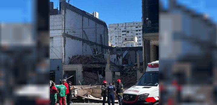 Derrumbe en Belgrano