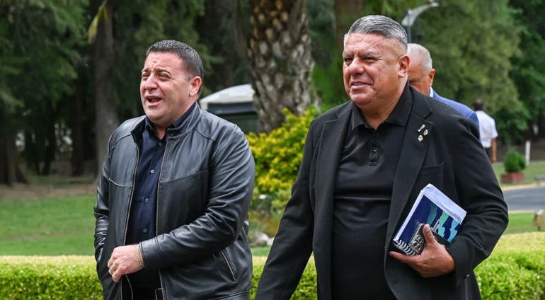 Pablo Toviggino y Claudio Tapia