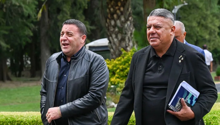 Claudio Tapia y Pablo Toviggino.