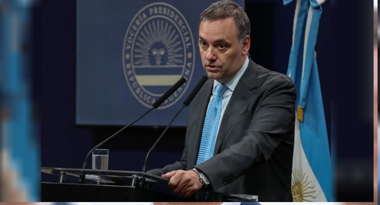 Manuel Adorni, jefe de Gabinete.