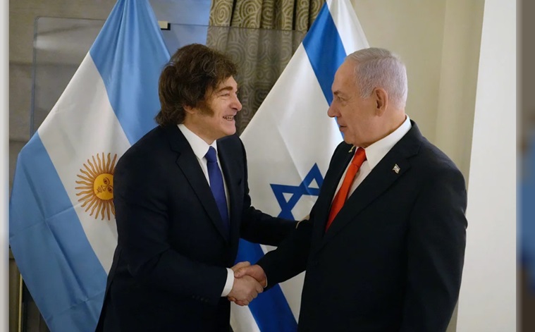 JAVIER MILEI Y BENJAMÍN NETANYAHU