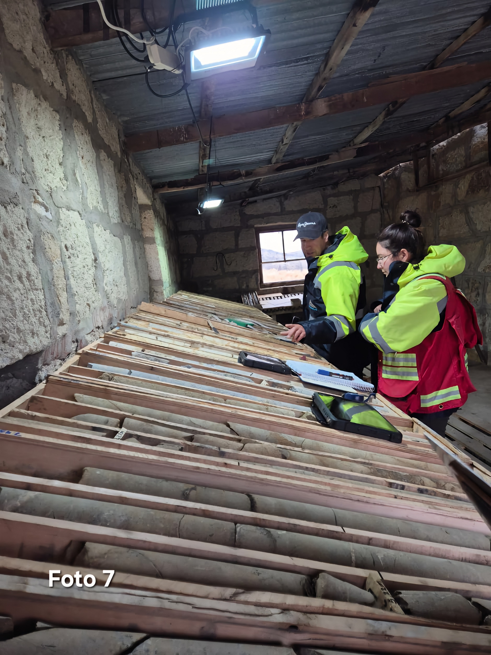 Labores de geotecnia en la 