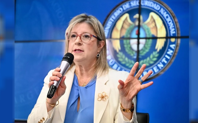 La ministra de Seguridad, Alejandra Monteoliva.
