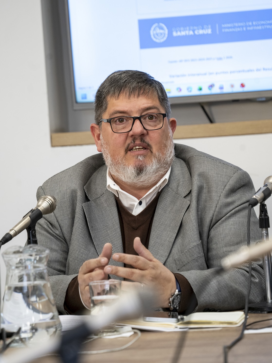 Ministro Ezequiel Verbes.