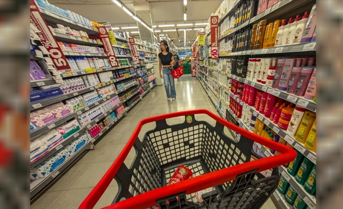 La inflación de abril fue de 2,6%.