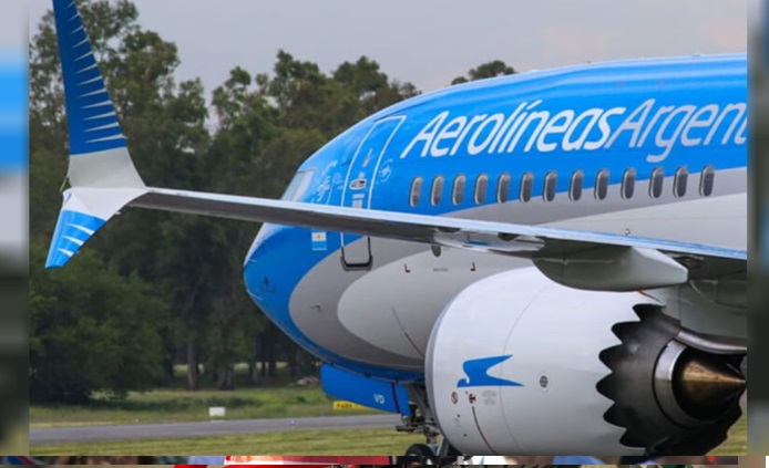 Acuerdo Aerolíneas Argentinas y Mercado Libre. Foto Agencia NA.