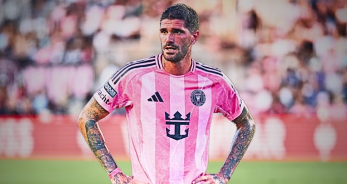 De Paul durante uno de sus partidos con el Inter Miami.