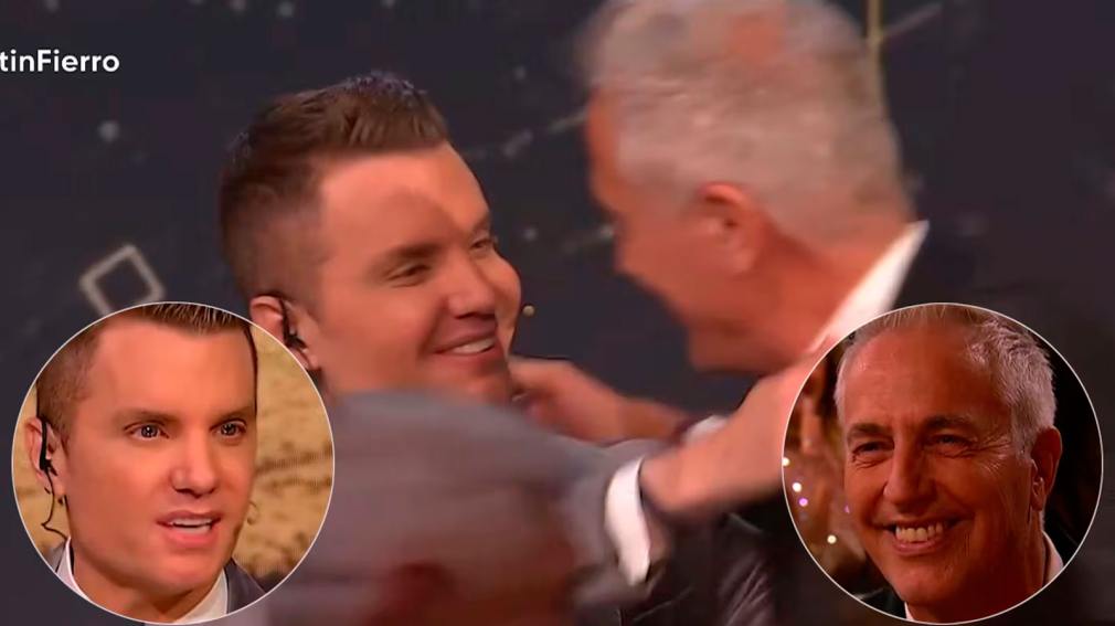 Marley y del Moro sellaron la paz en los Premios Martín Fierro 2026: abrazo, chicana y risas en vivo