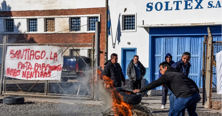 La empresa textil Soltex de Trelew, ChubuT