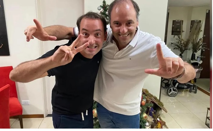 Francisco y Manuel Adorni.