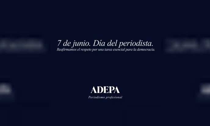 El mensaje de ADEPA por el Día del Periodista. Foto: Agencia NA/ADEPA.