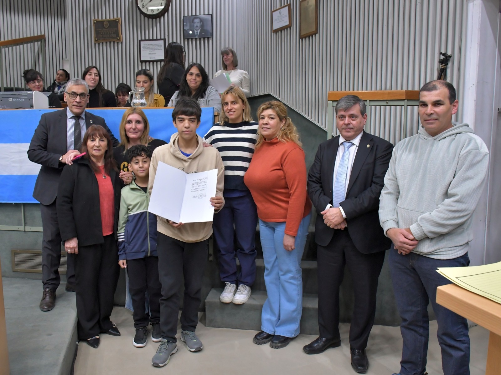 Reconocieron a Javier Nazareno Infante.