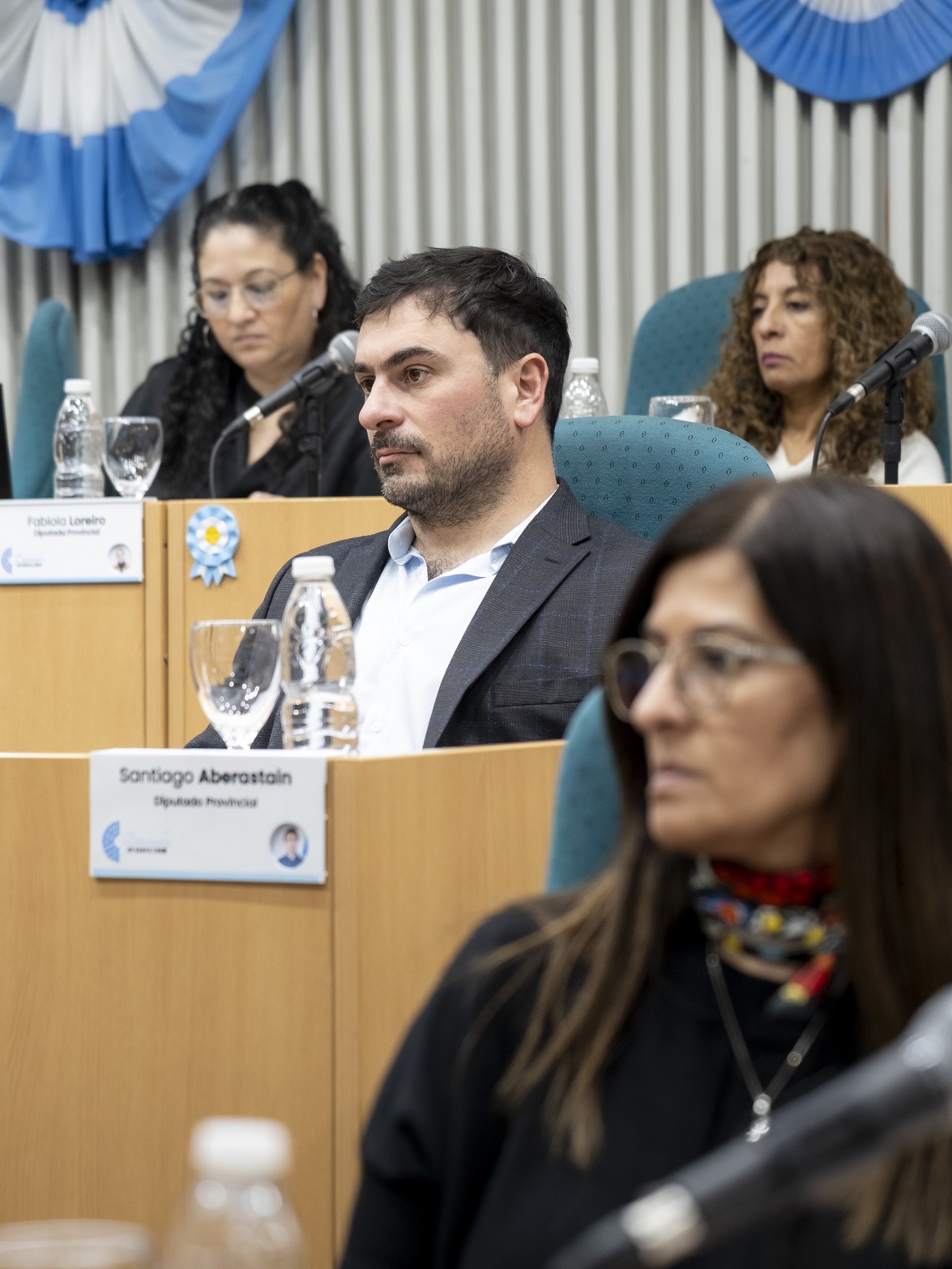 Diputados del bloque oficialista.