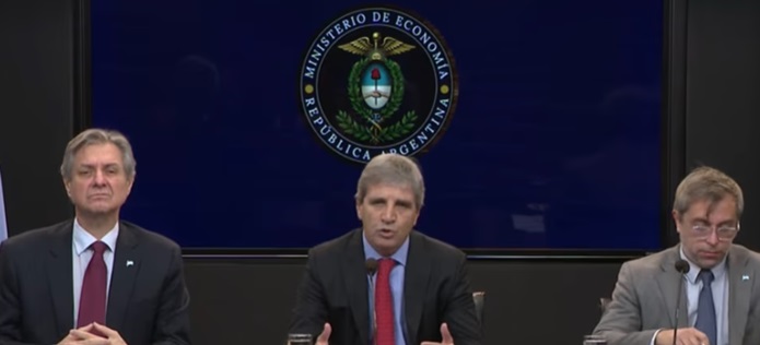 MINISTRO LUIS CAPUTO