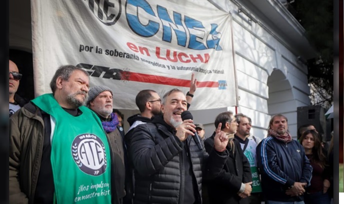 ATE convoca a un paro y caravana en rechazo a 100 despidos en la CNEA.