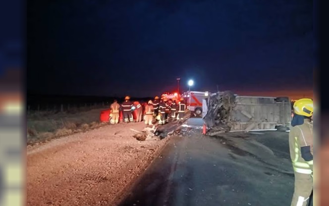 Choque y muerte en la Ruta Provincial 4.