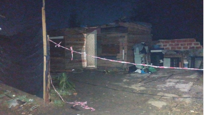 Casilla donde ocurrió el crimen de Emanuel Ezequiel Orieta.