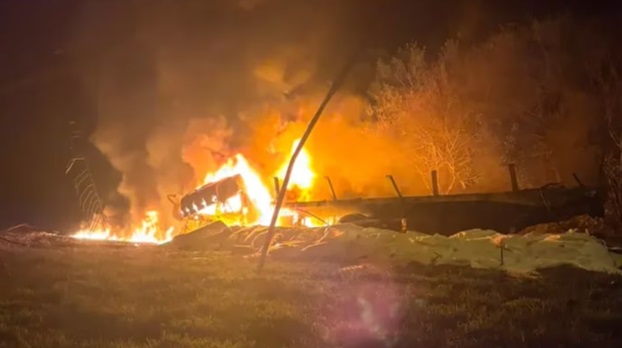 CAMIÓN INCENDIADO