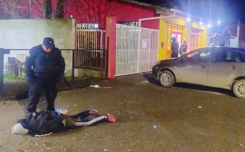 Momento de la aprehensión.