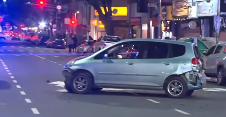 El vehículo que protagonizó el accidente.