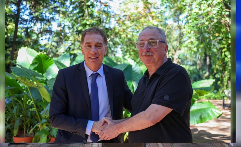 Diego Santilli y Hugo Passalacqua, tiempo atrás.