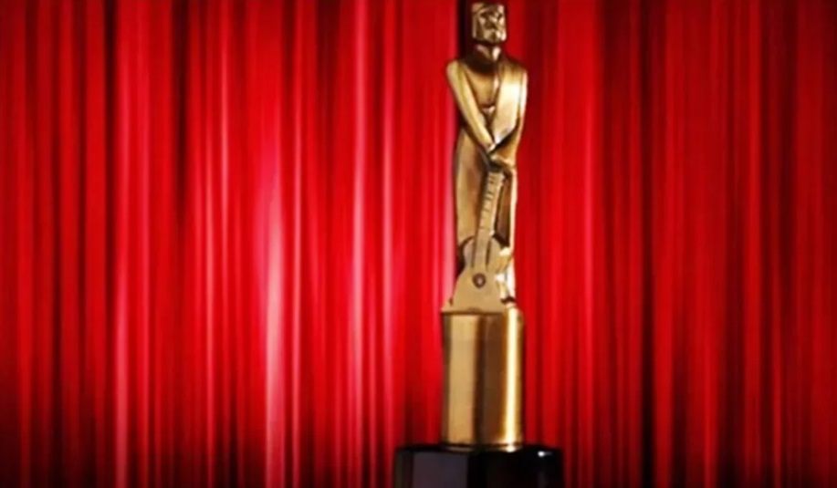 La estatuilla de los Premios Martín Fierro.