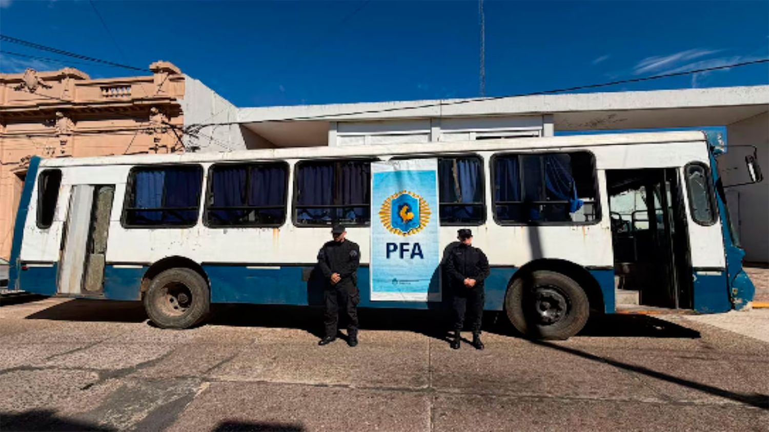 El colectivo secuestrado